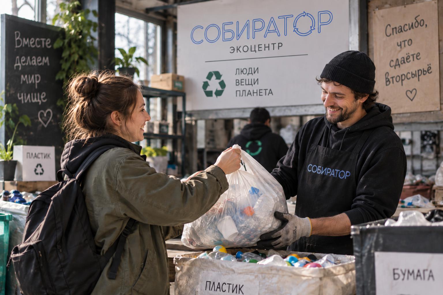Посетитель Экоцентра Собиратора